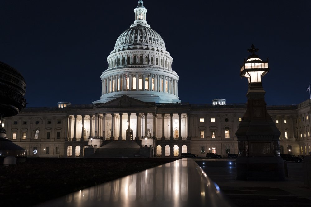 Senate works through night with virus aid on path to passage