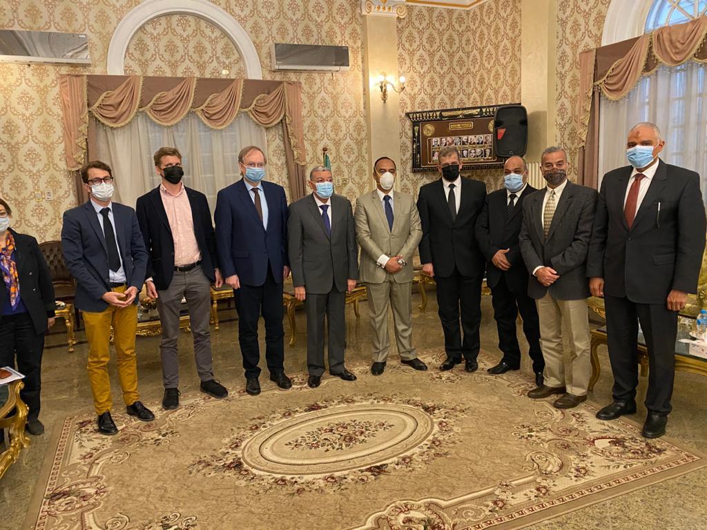 Christian Berger visits projects development authority in Minya