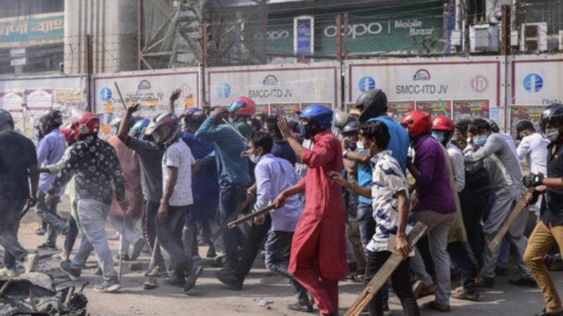 Five more activists killed during anti-Modi protest in Bangladesh