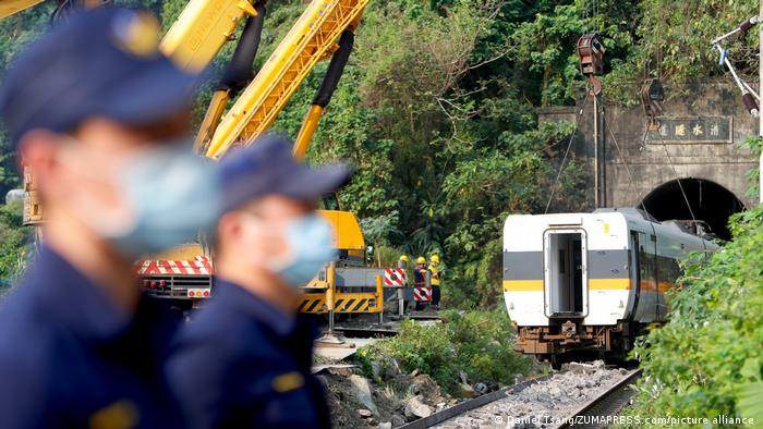 Flags at half mast in Taiwan after at least 50 die in train accident