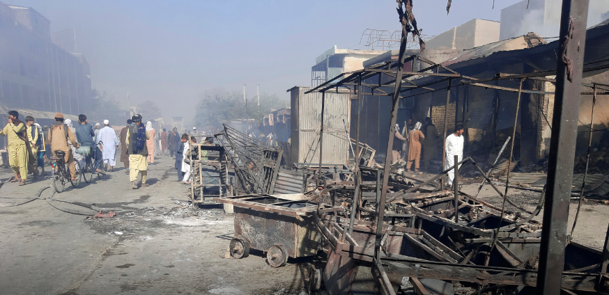 The Taliban fly their flag in Kunduz as exhausted Afghan troops regroup.