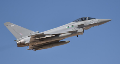 RAF jets streak over the Negev desert in open show of Britain’s closer ties with Israel