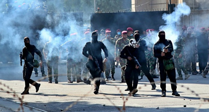 Police fire tear gas to disperse protesters in Iranian city