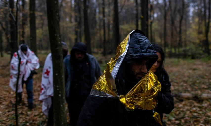 Syrians in Polish forest accuse Lukashenko’s forces of brutality